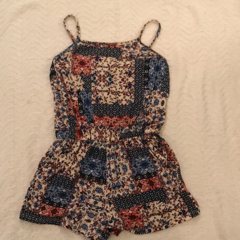 full tilt patterned romper